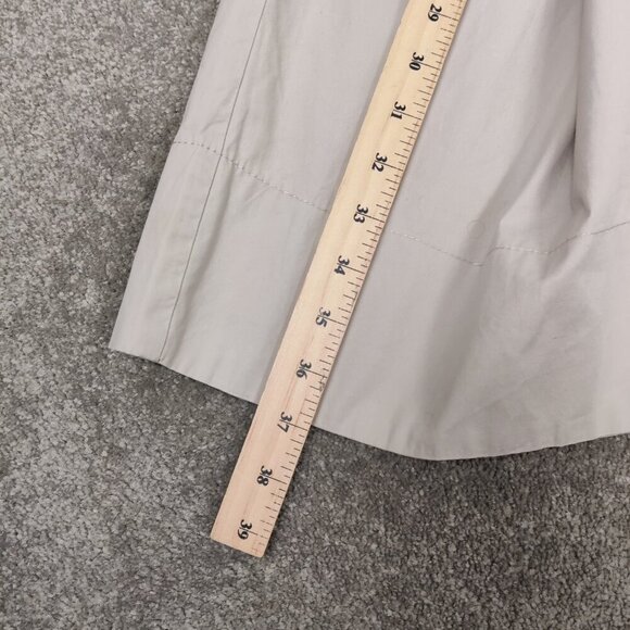 Vintage Spoza Women's Pleated Wide Leg Cream Pants Size EU 40 Old Money Cotton - Picture 9 of 11